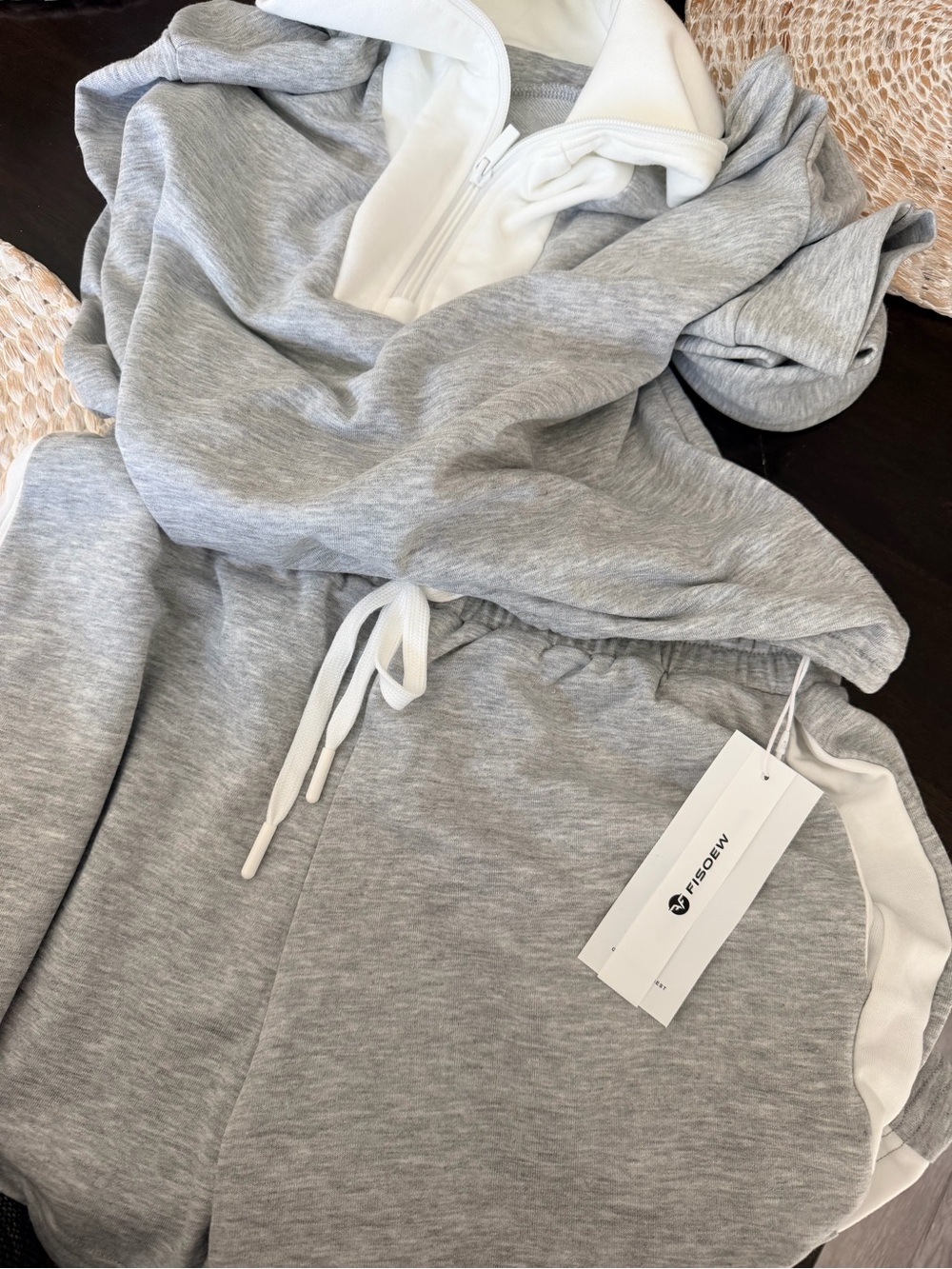 Women’s Gray Drawstring Lounge set M